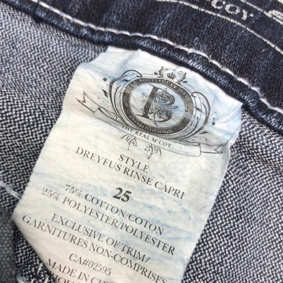 DREYFUS RINSE CAPRI JEANS 0/25x26 ⭐️ - Picture 9 of 12